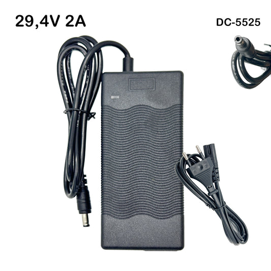 Cargador 29,4V 2A  (DC5525)