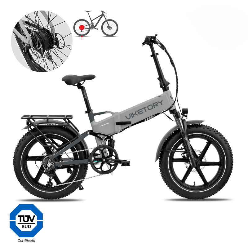 BRAVE - Fatbike plegable - Gris