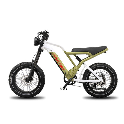 COMMANDO - Fatbike - Verde militar/Blanco