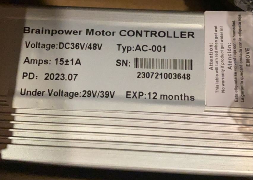 Kits de controladora de bicicleta 36V/48V