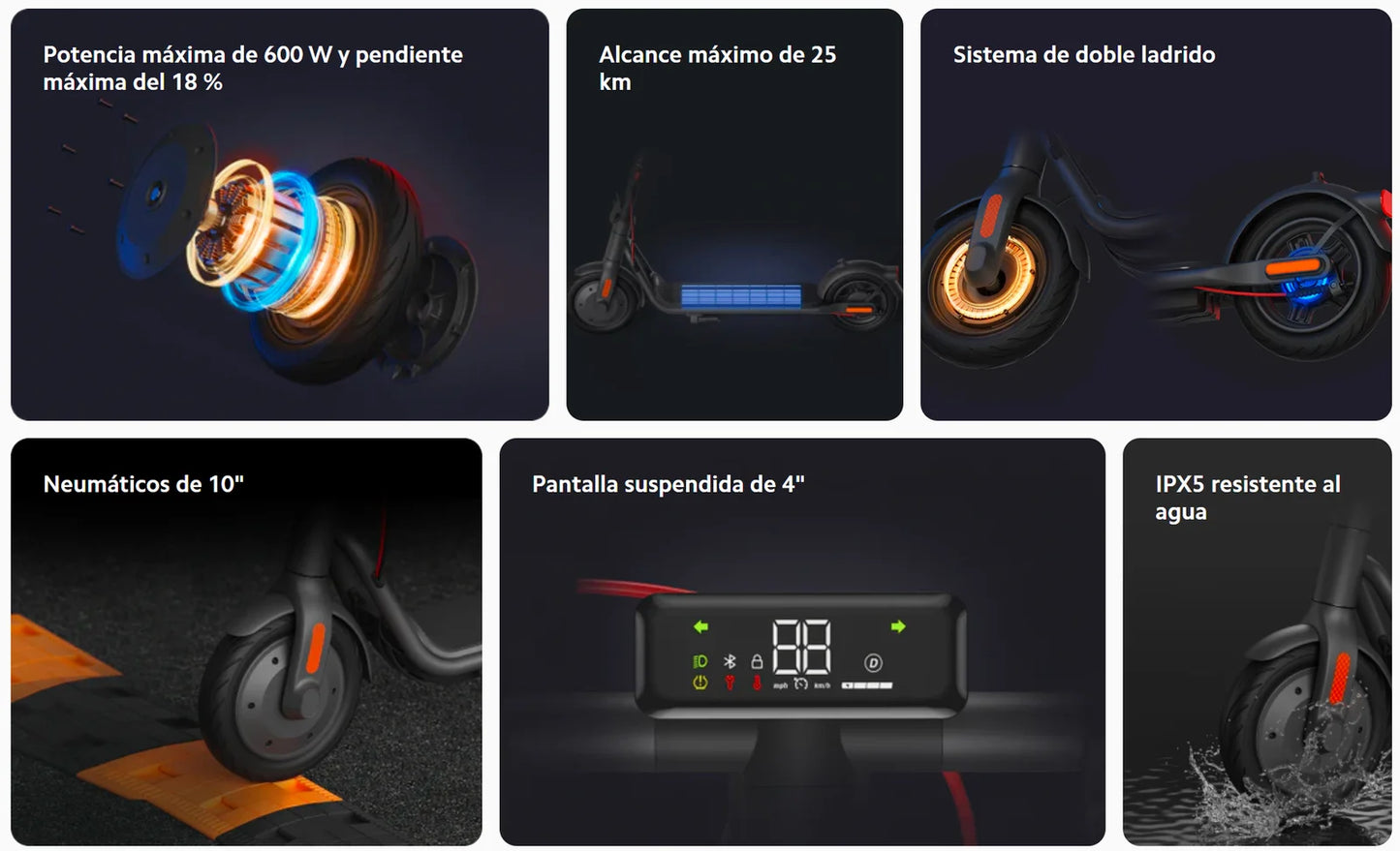 Patinete Navee V25 homologado DGT - Nuevo