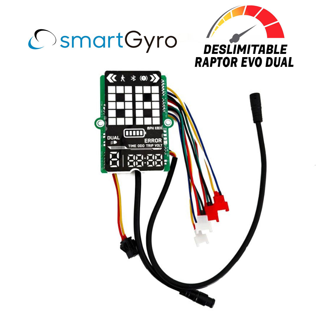 Display Smartgyro Raptor EVO Dual – (Deslimitado 40Km/h) – 52V