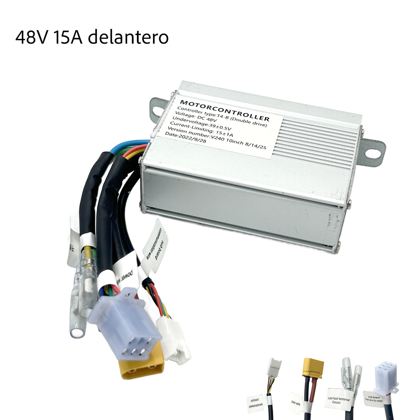 Controladora Delantero 48V-15A Compatible para Zwheel