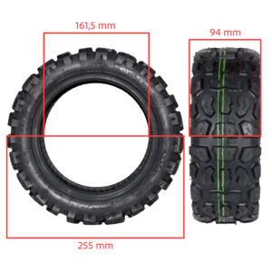Rueda Cubierta 11x3 offroad (90/65-6,5)  Tubetype