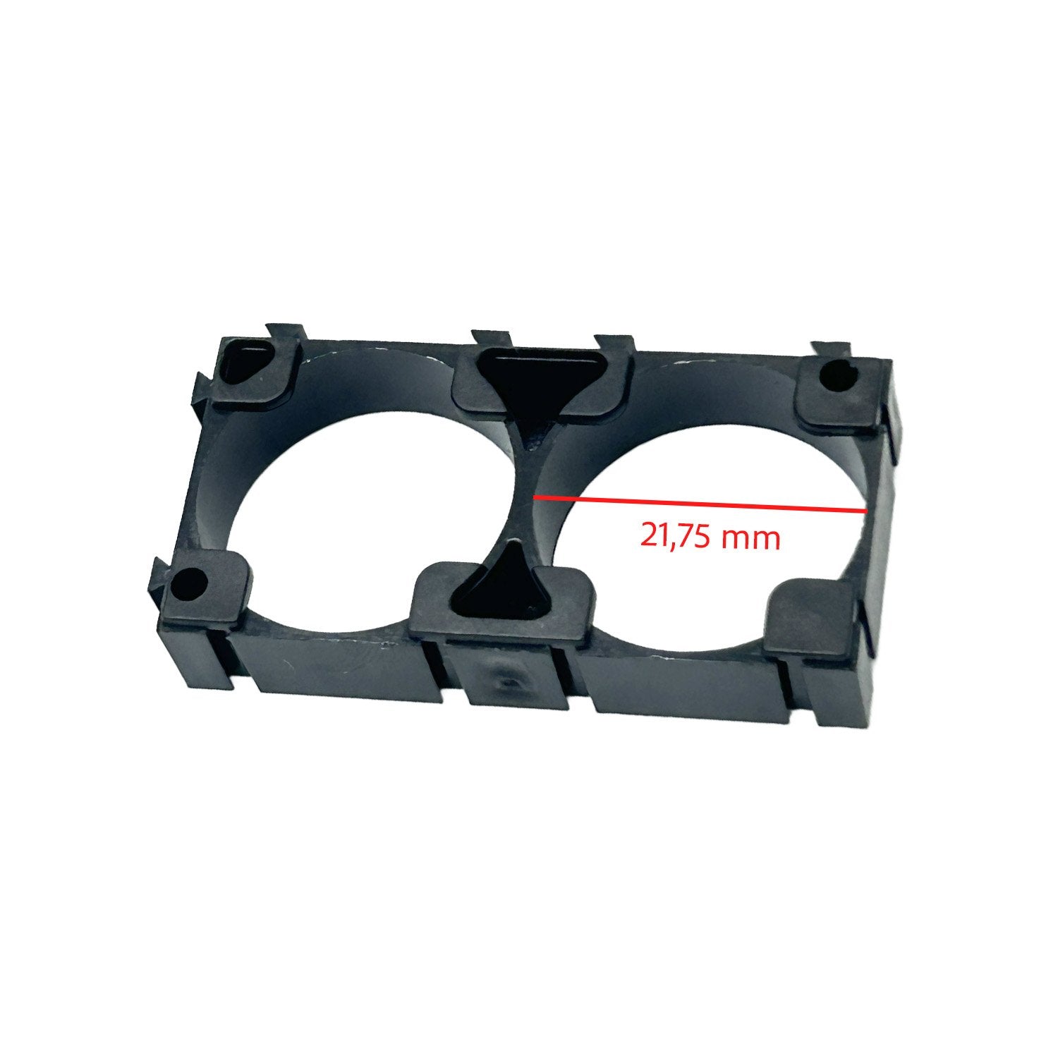 Soporte de batería de litio 21700 (10 Unidades) (2 pines 21.75 mm)
