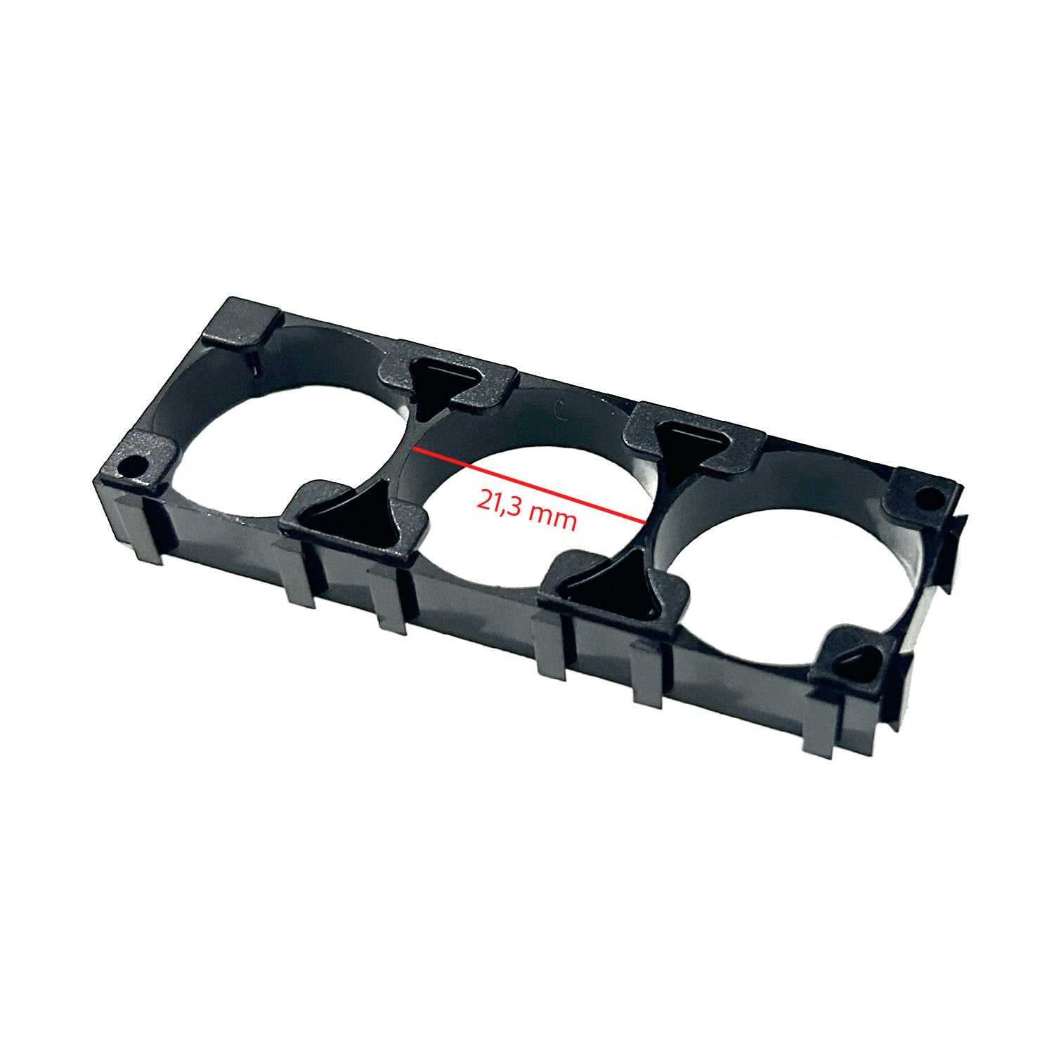 Soporte de batería de litio 21700 (Paquete de 10) (3 pines 21.3mm)