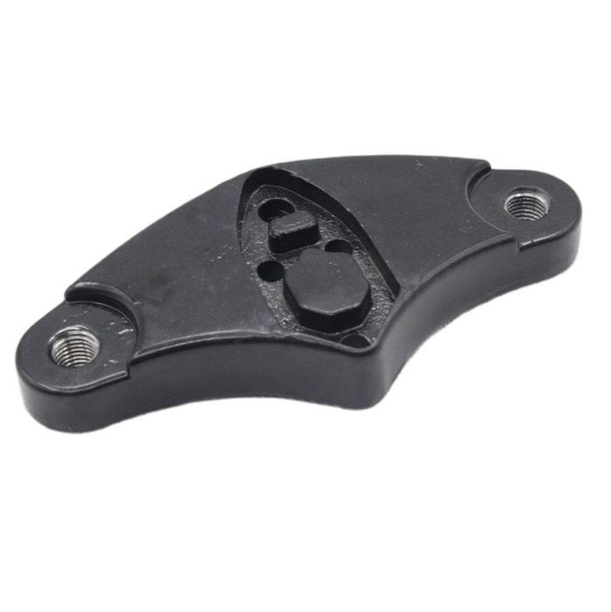 Placa de fijación de base con absorción de choque hidráulico