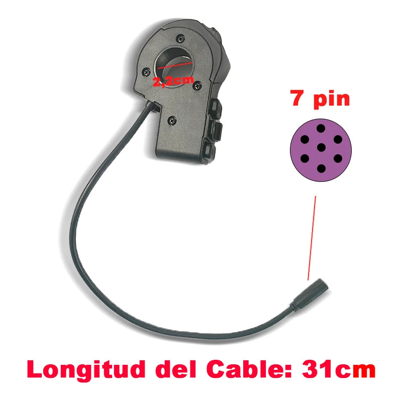 Botonera de manillar para intermitentes, luces, bocina y motores - ORIGINAL Smartgyro Crossover Dual