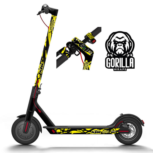 Vinilos Xiaomi M365, 1S, PRO, PRO 2, MI3  KTM &#8211; Fluor - Básico