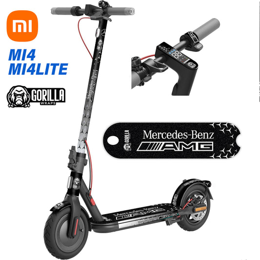 Vinilo patinete electrico con base antideslizante para Xiaomi MI4 / MI4 LITE - Mercedes AMG