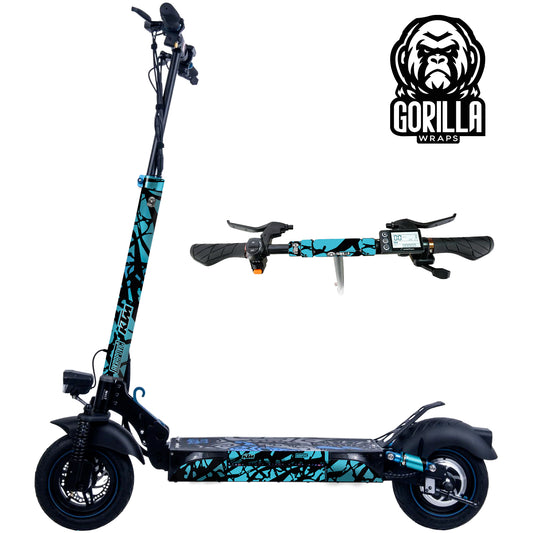 Vinilo patinete Smartgyro Rockway, Speedway y Crossover  KTM - Azul turquesa