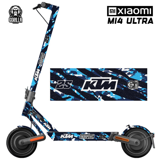 Vinilo KTM Azul con base antideslizante para Xiaomi MI4 ULTRA