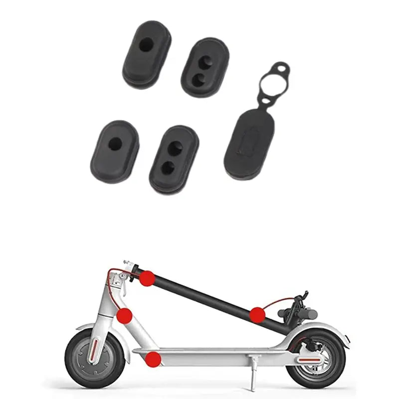 Gomas para Cables Patinete Xiaomi M365 / Pro Negro