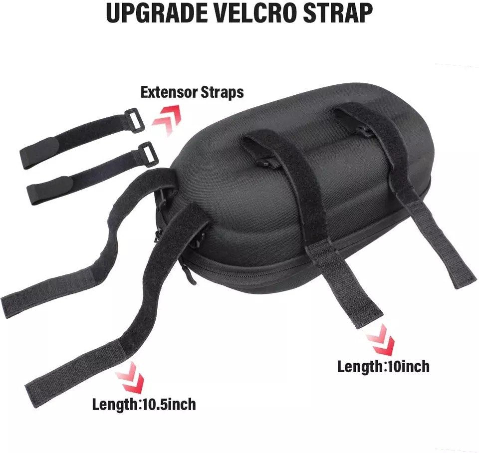Bolso delantero para patinete (negro) Impermeable