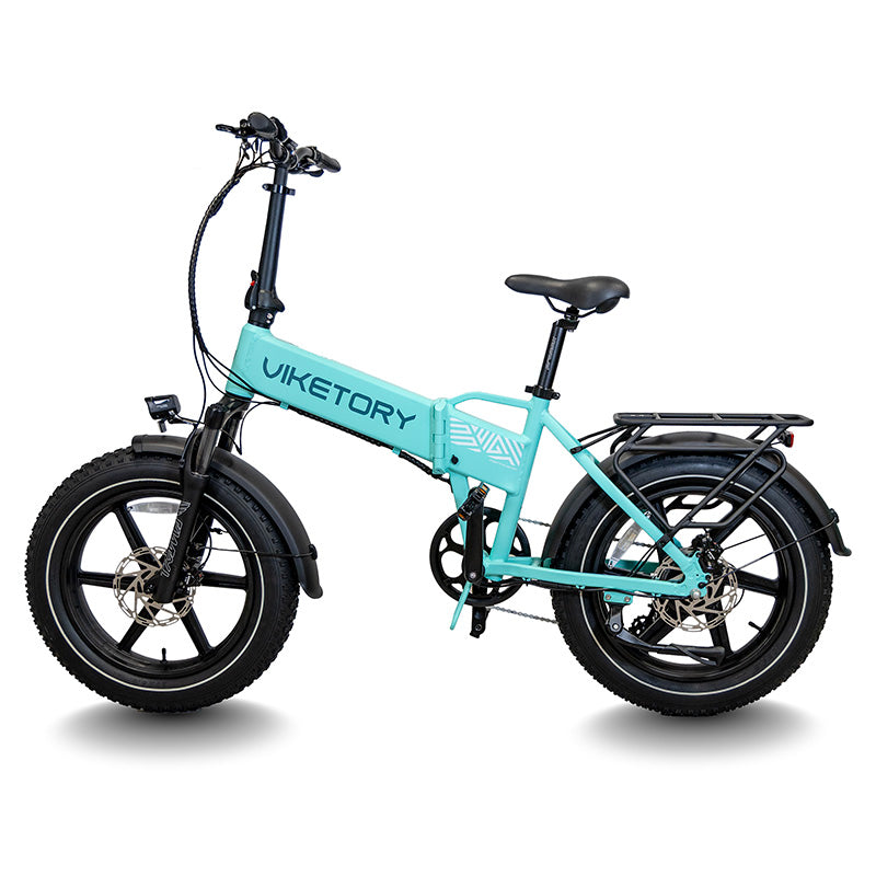 LITHOR - Fatbike plegable - Turquesa