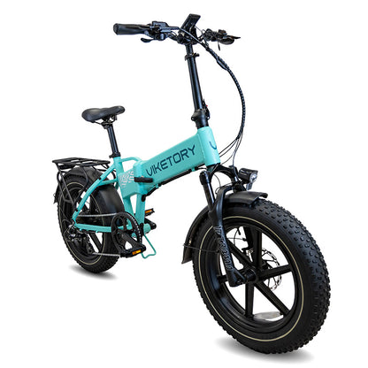 LITHOR - Fatbike plegable - Turquesa