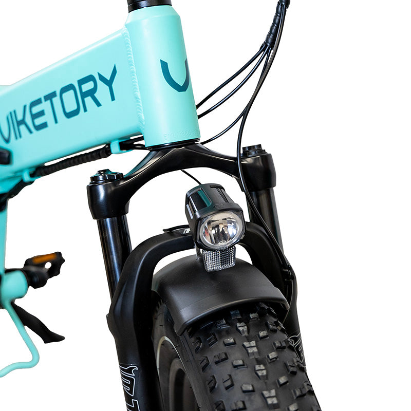 LITHOR - Fatbike plegable - Turquesa