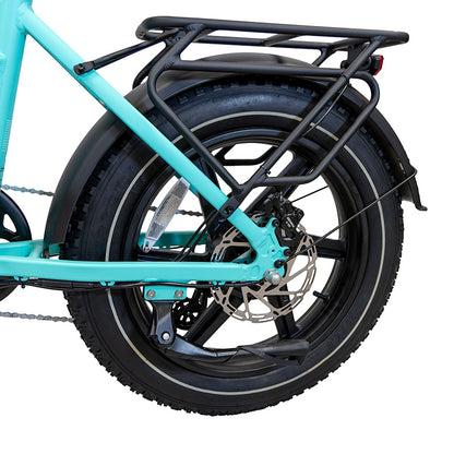 LITHOR - Fatbike plegable - Turquesa