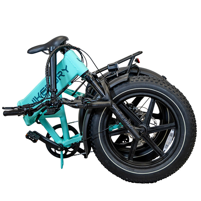 LITHOR - Fatbike plegable - Turquesa
