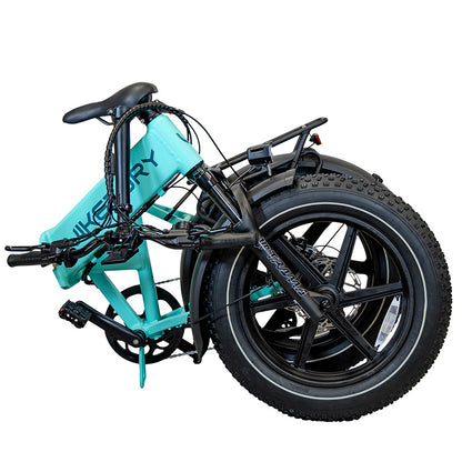 LITHOR - Fatbike plegable - Turquesa