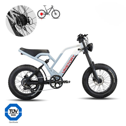 NAVY ebike FATBIKE  Azul naval/Blanco
