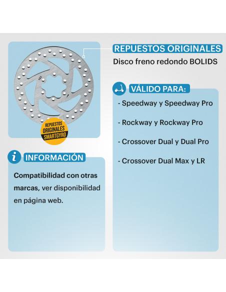 DISCO FRENO REDONDO SPEEDWAY, ROCKWAY Y CROSSOVER - PP27-065 - SportRiders - imagen 6