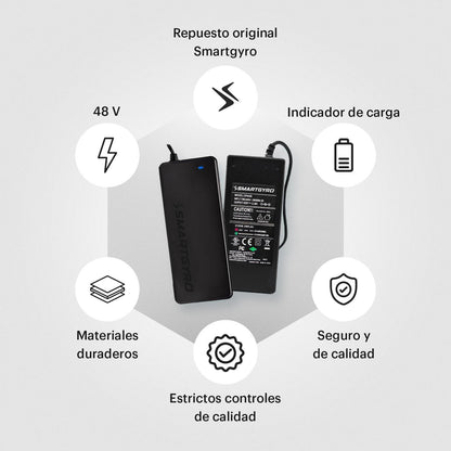 SMARTGYRO CARGADOR 4800 PARA PATINES DE 48V - PP27-069 - SportRiders - imagen 3