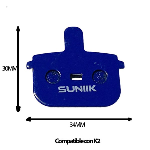 Pastilla de freno resina de disco hidráulico 1059 – Calidad premium Compatible Con Smartgyro K2
