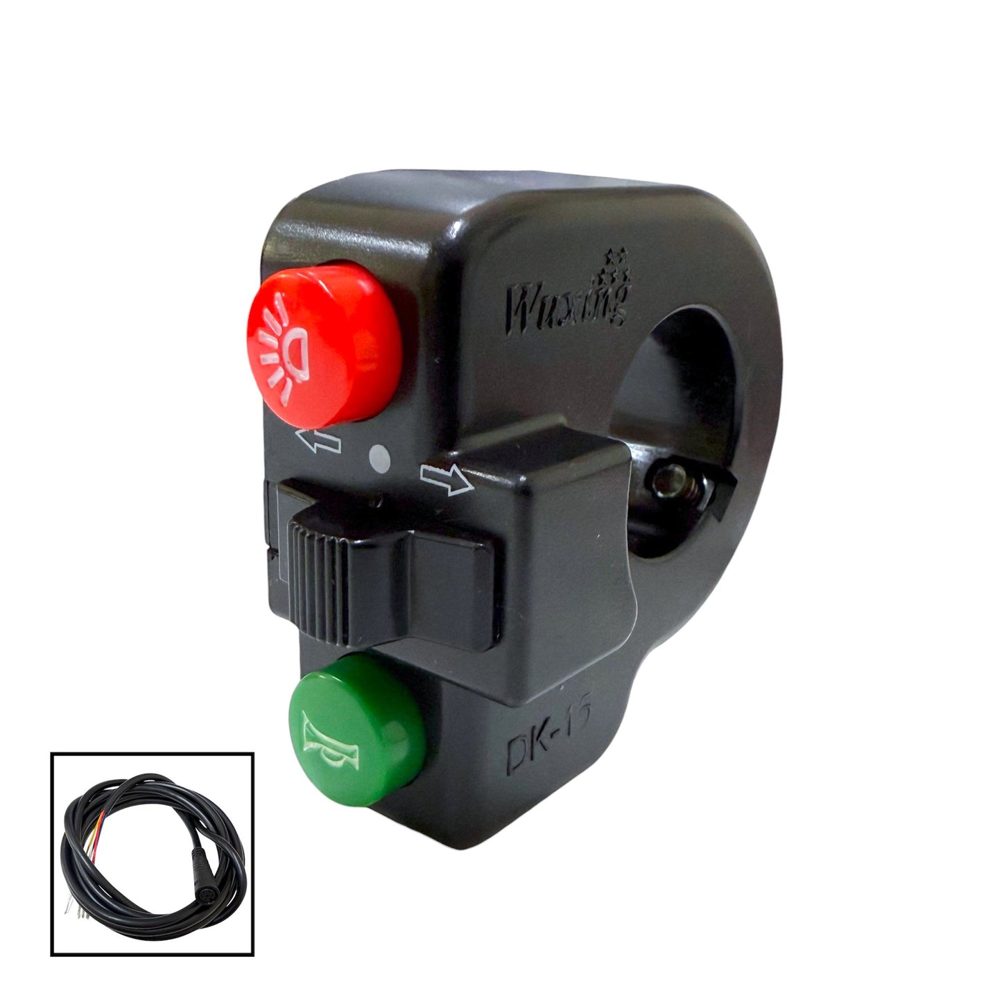 Botonera con bocina de luz intermitente