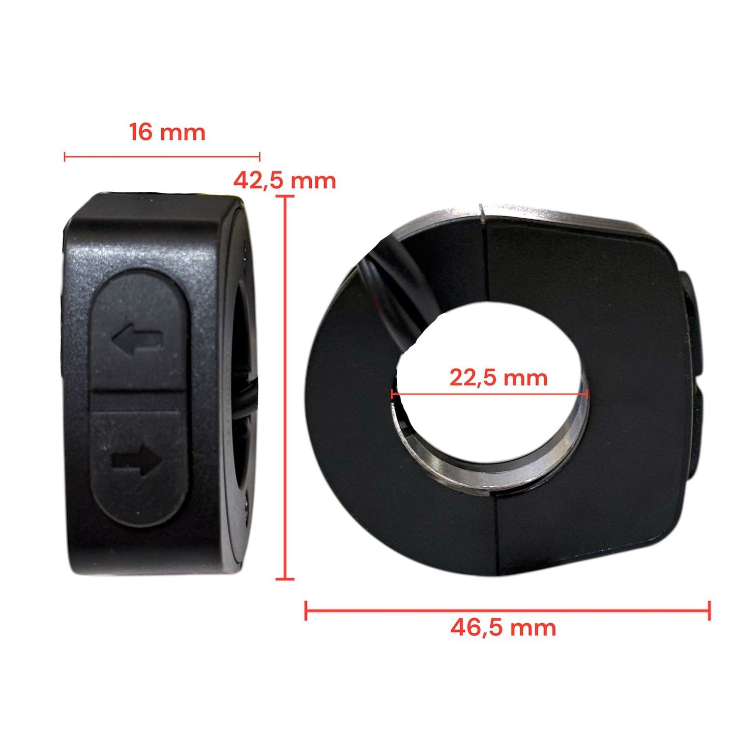 Botonera Para Intermitente Para Patinete NAVEE V25 V40 ORIGINAL