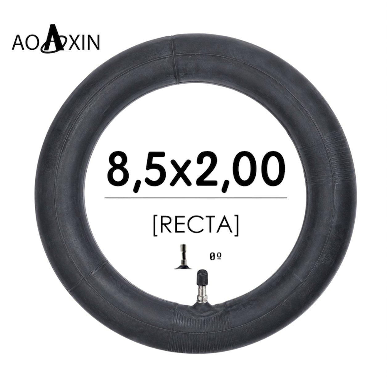 Cámara de aire 8,5×2 (válvula recta)