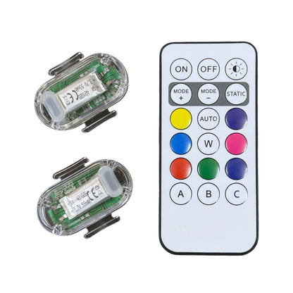 Luz Led RGB Con Mando ( Par )