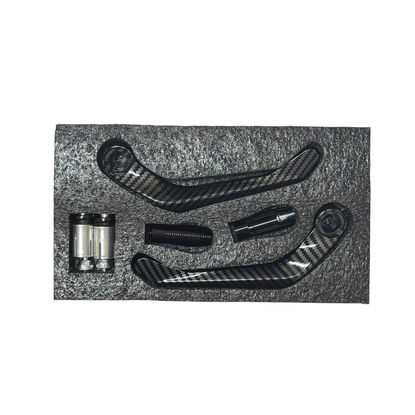 PEGS Protector Cubre Maneta Carbono Negro ( Izquierda Derecha )