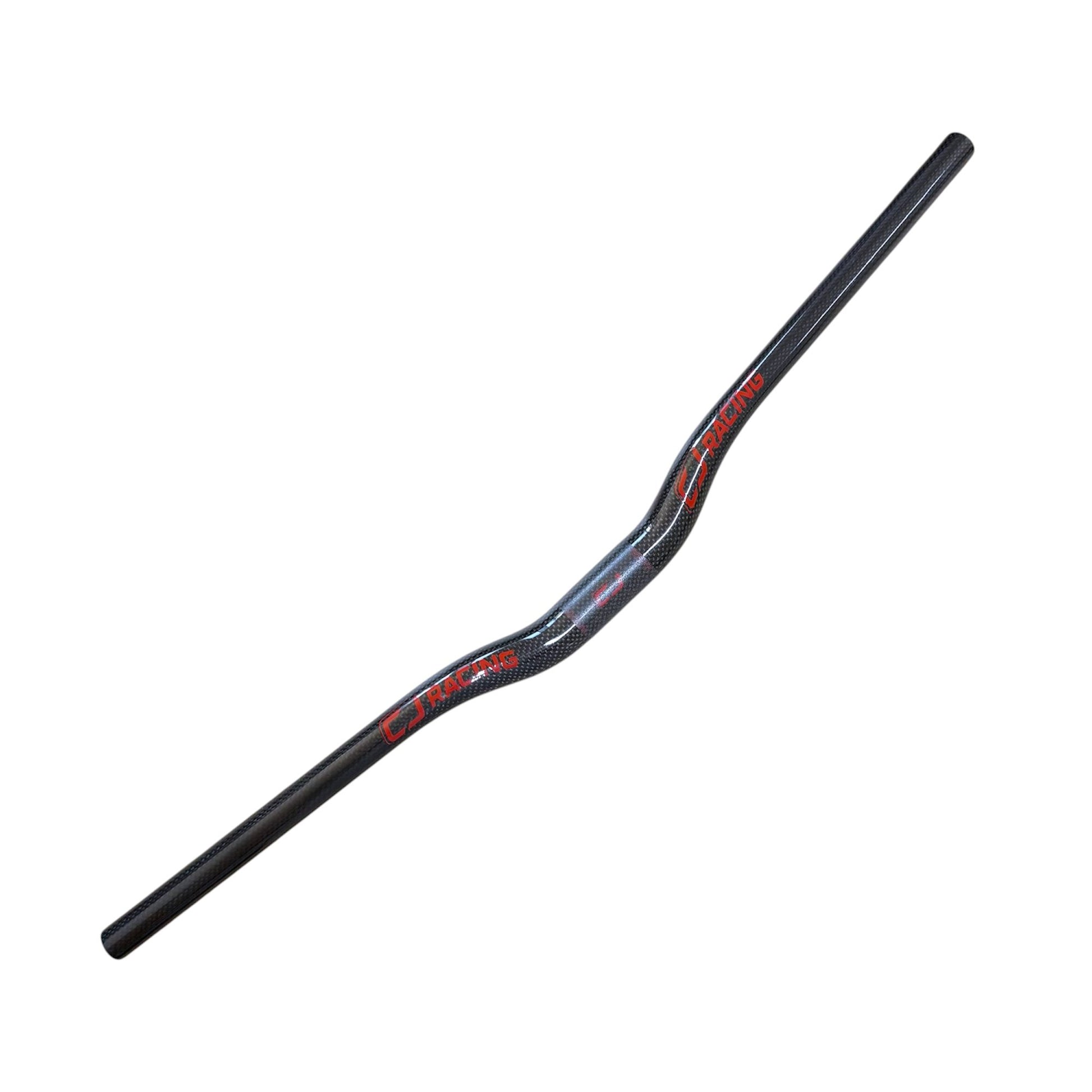 Manillar de Bici MTB Fibra de Carbono Color Rojo