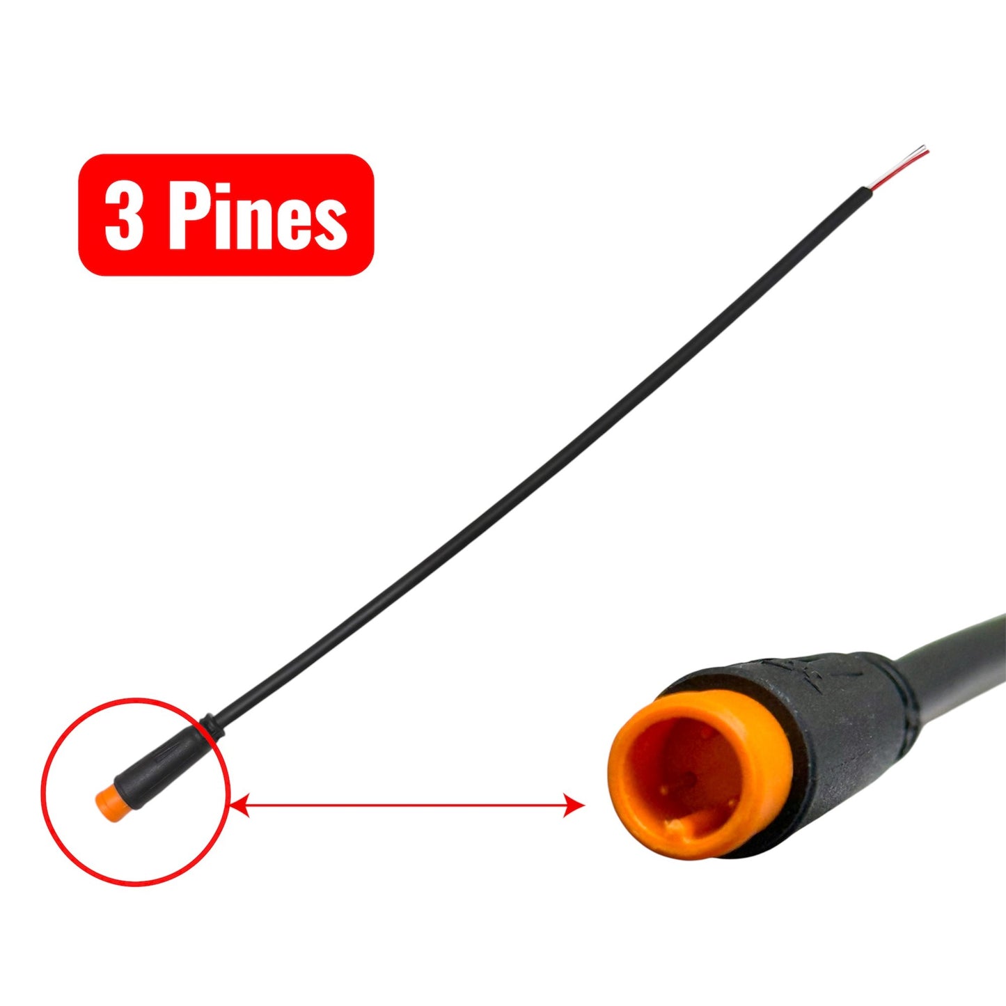 Cable M8 de 3 pines