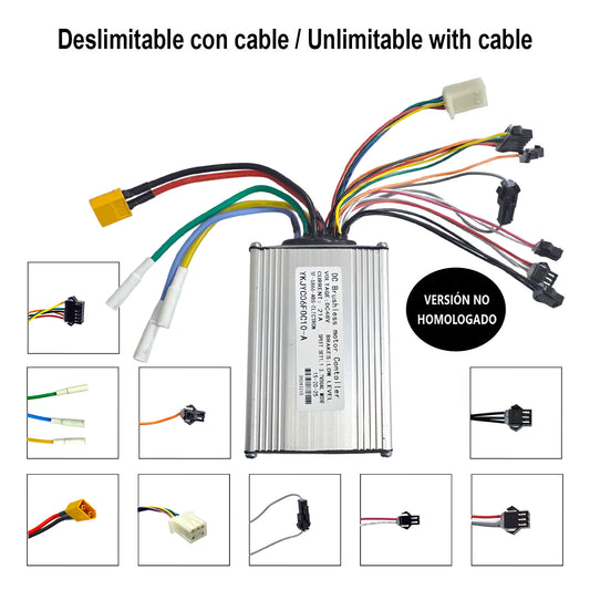 Controladora Smartgyro Rockway / Speedway 48V-21A - Deslimitación CON cable - Versión no homologado