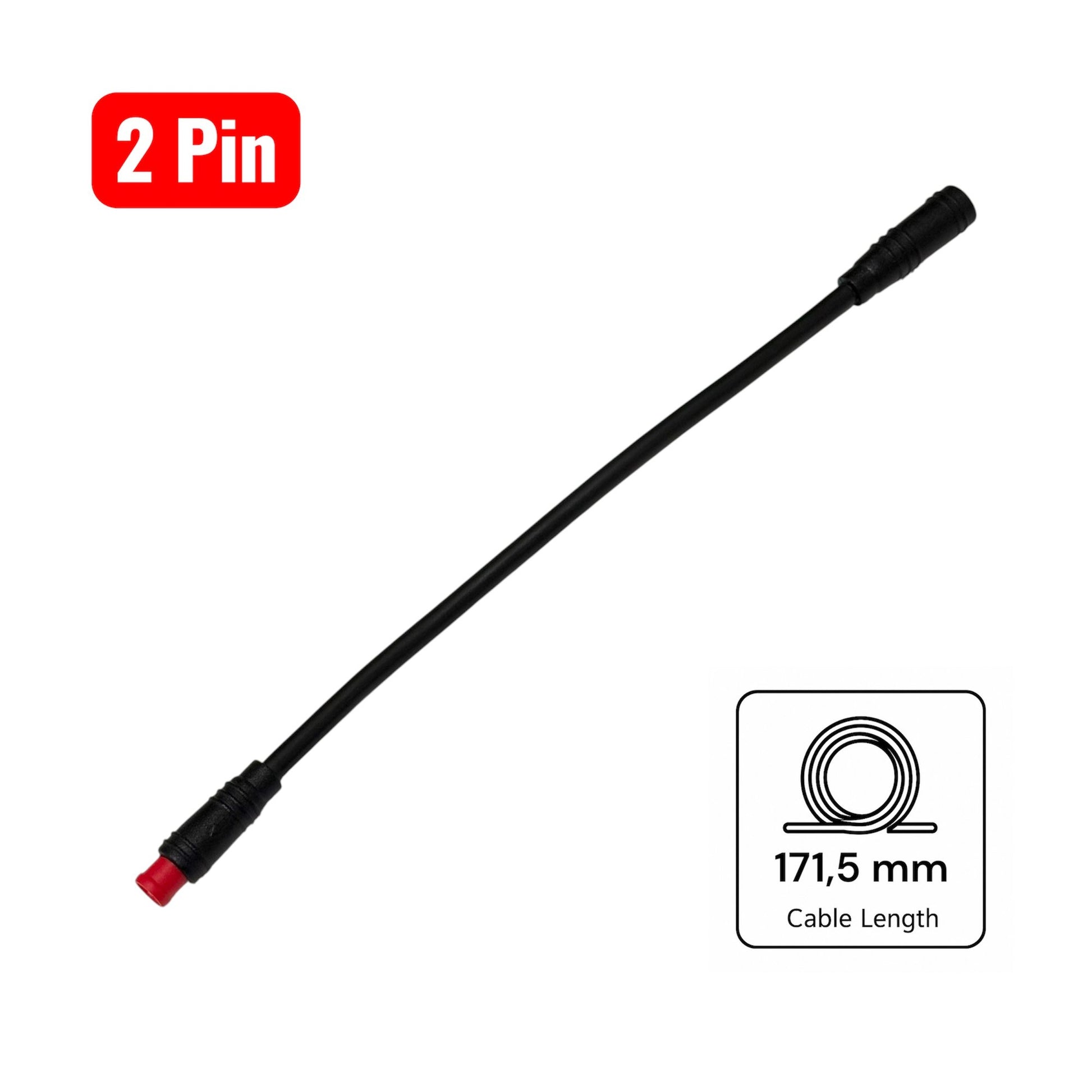 Cable M6 extensor de 2 pines