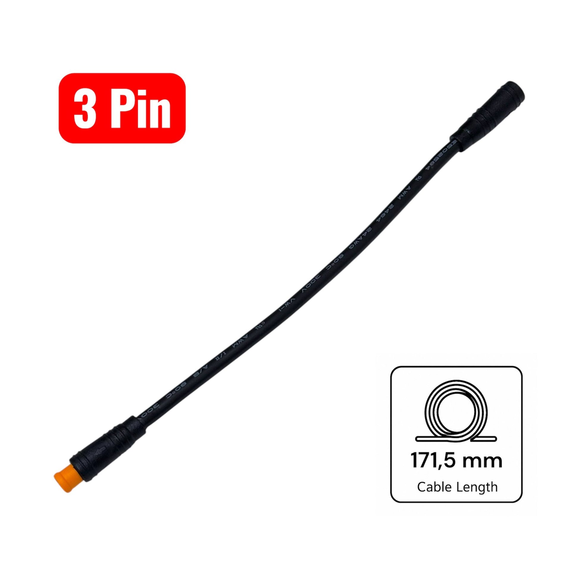 Cable M6 extensor de 3 pines
