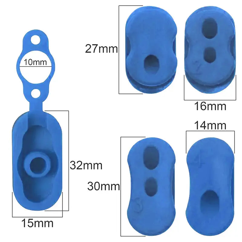 Gomas para Cables Patinete Xiaomi M365 / Pro Azul