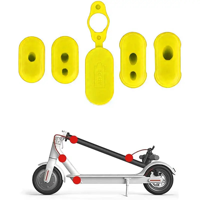 Gomas para Cables Patinete Xiaomi M365 / Pro Amarillo