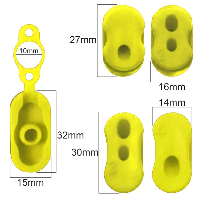 Gomas para Cables Patinete Xiaomi M365 / Pro Amarillo