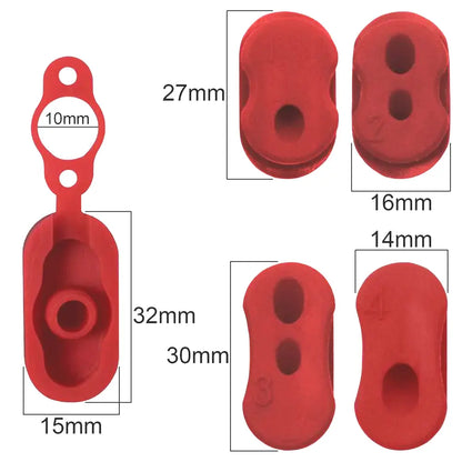 Gomas para Cables Patinete Xiaomi M365 / Pro Rojo