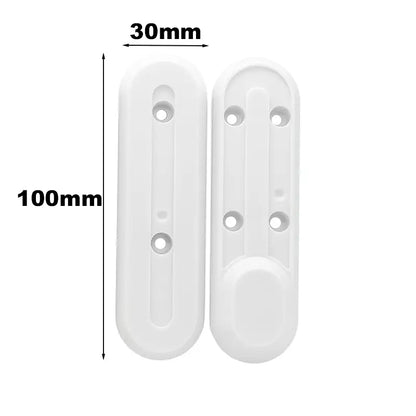 Tapa embellecedor blanco de tornillos para Xiaomi M365 y PRO (pack derecha + izquierda)