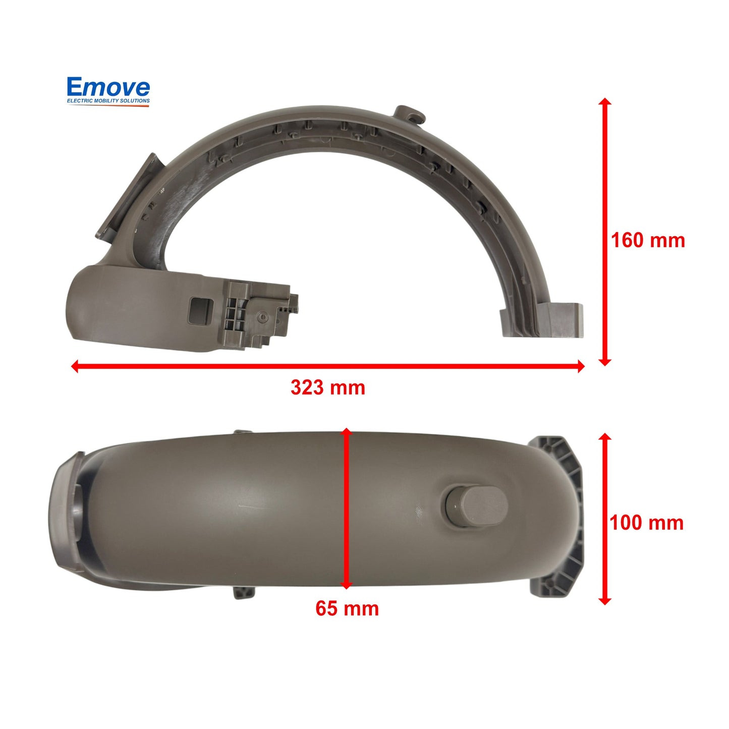 Guardabarros trasero para patinete Xiaomi Mi4 Pro Max