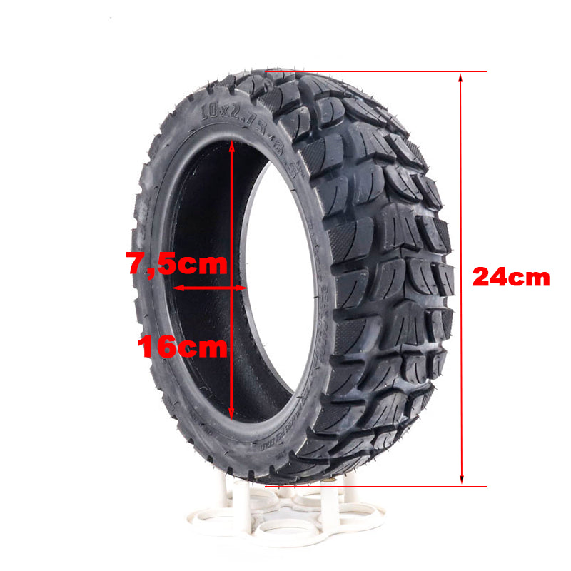Rueda Cubierta 10x2,75 - 6,5 (Tubeless)