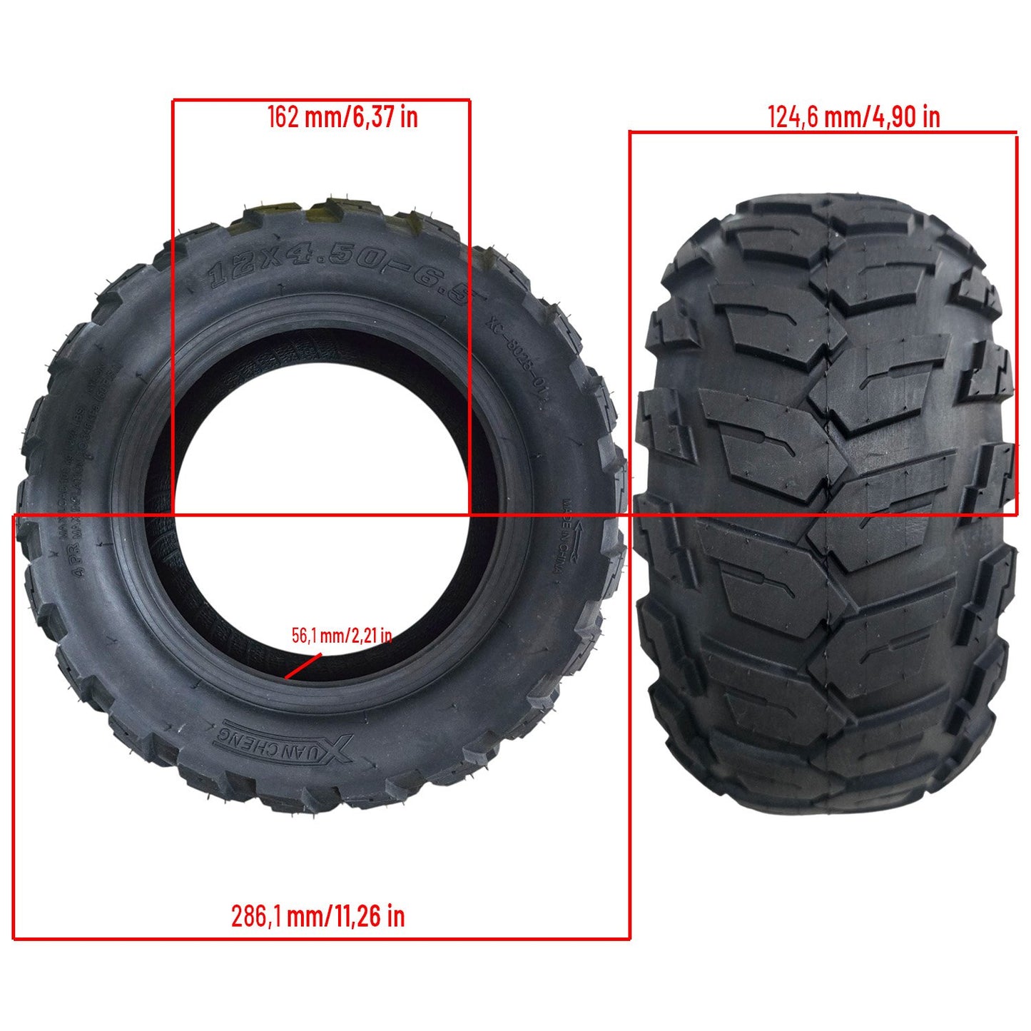 Cubierta 12x4,5-6,5 Offroad
