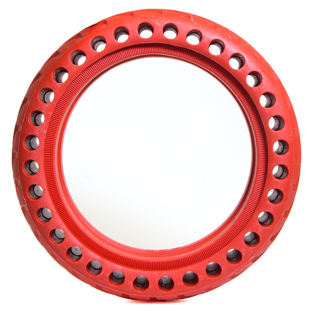 Rueda maciza 8,5x2 Agujereada ROJA Para Xiaomi