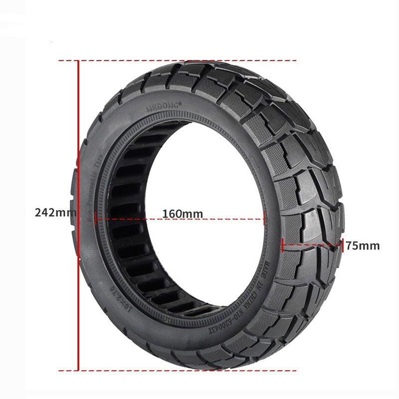 Rueda maciza 10x2,75 offroad