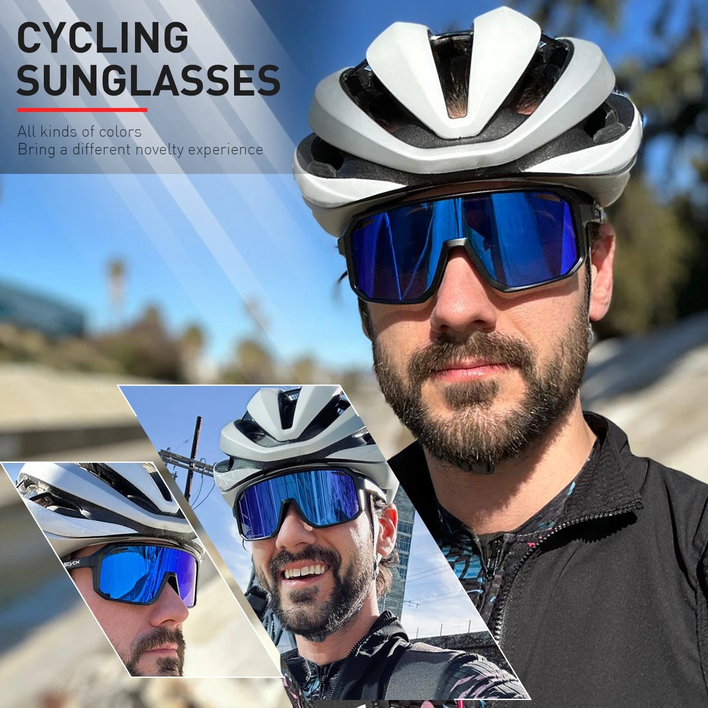 Gafas de sol  UV400 LOW COST para ciclismo, patinete y estar al aire libre calidad