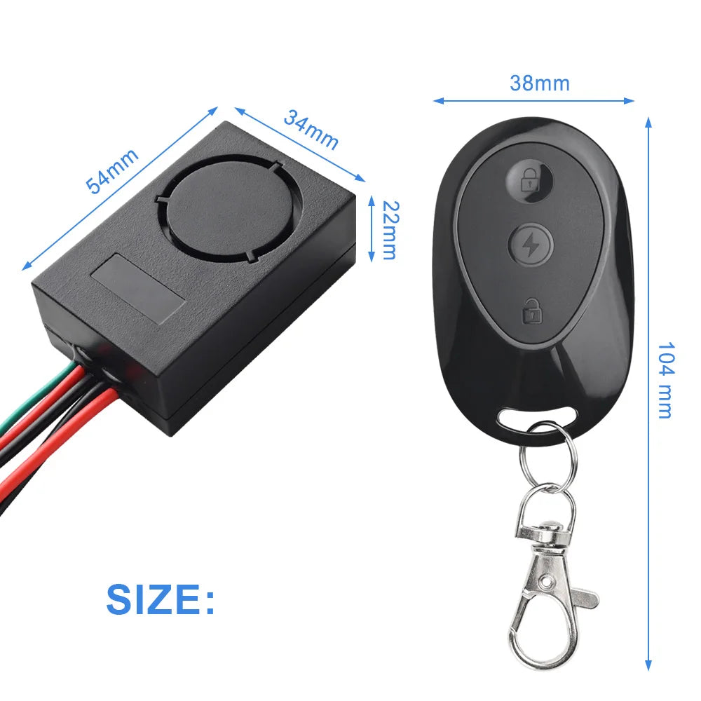 Alarma antirrobo para patinetes eléctricos compatible con Xiaomi 36V Maximo USO 36V